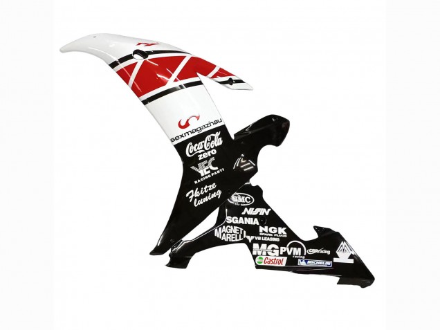 Carénages Moto Yamaha YZF 1000 R1 2002-2003 - Blanc Rouge Noir Castrol