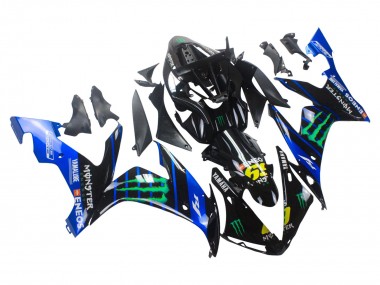 Carénages Moto Yamaha YZF 1000 R1 2004-2006 - Bleu Noir Jaune Vert Monstre Yamalube ENEOS 69