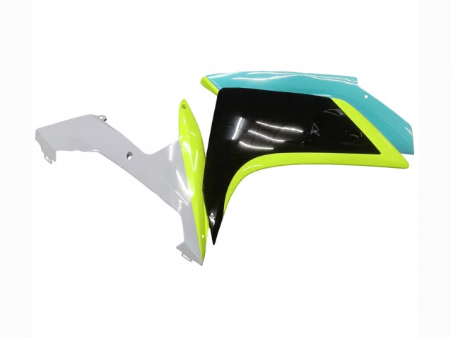 Carénages Moto Yamaha YZF 1000 R1 2007-2008 - Bleu Clair Vert Citron Noir