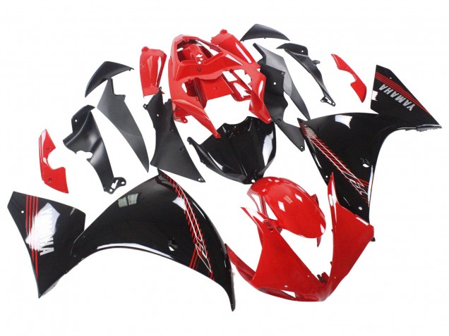 Carénage Moto Yamaha YZF 1000 R1 2009-2011 - Rouge Noir