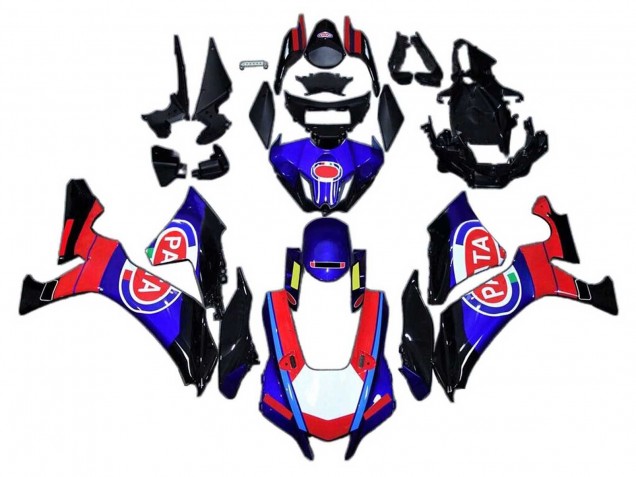 Carénages Moto Yamaha YZF 1000 R1 2020-2025 - Bleu Rouge Jaune Noir Pata