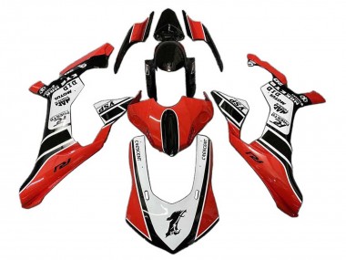 Carénage Moto Yamaha YZF 1000 R1 2020-2025 - Blanc Rouge Noir