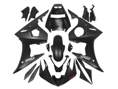 Carénages Moto Yamaha YZF R6S 2006-2009 - Noir Mat