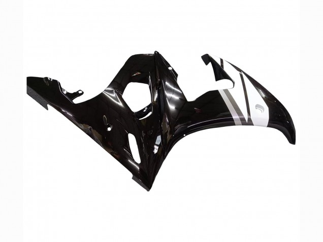 Carénages Moto Yamaha YZF R6S 2006-2009 - Rouge Blanc Noir Brillant