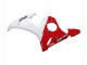 Carénages Moto Yamaha YZF R6S 2006-2009 - Blanc Rouge