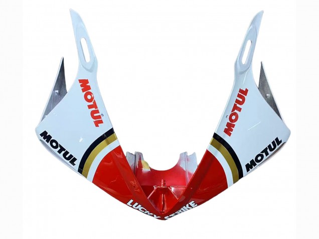 Carénages Moto Yamaha YZF R6S 2006-2009 - Blanc Rouge Lucky Strike Motul