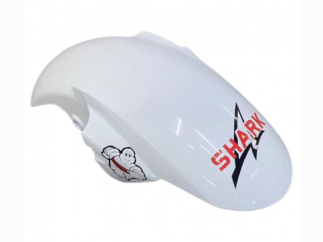 Carénages Moto Yamaha YZF R6S 2006-2009 - Blanc Dark Noir Flamme