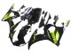 Carénages Moto Yamaha YZF R6S 2006-2009 - Noir Brillant Jaune Néon