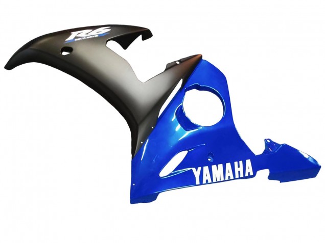 Carénages Moto Yamaha YZF 600 R6 2005 - Bleu Noir Mat