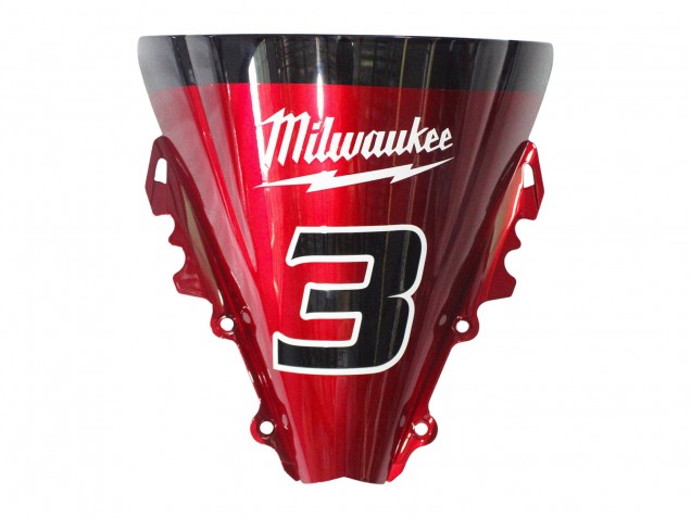 Carénages Moto Yamaha YZF 600 R6 2006-2007 - Blanc Rouge Noir Vert Monstre Milwaukee