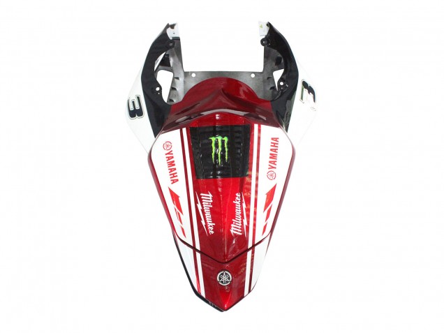 Carénages Moto Yamaha YZF 600 R6 2006-2007 - Blanc Rouge Noir Vert Monstre Milwaukee