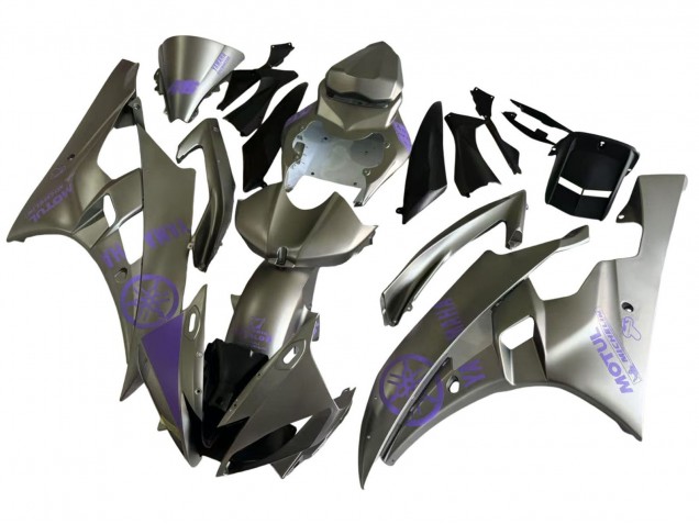 Carénages Moto Yamaha YZF 600 R6 2006-2007 - Gris Violet Motul