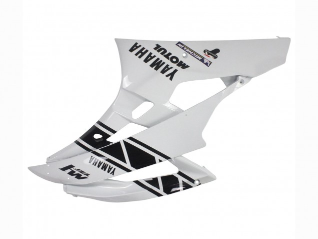 Carénages Moto Yamaha YZF 600 R6 2006-2007 - Blanc Noir Brillant Motul Michelin