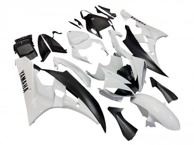 Carénages Moto Yamaha YZF 600 R6 2006-2007 - Blanc Noir Mat