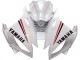 Carénages Moto Yamaha YZF 600 R6 2006-2007 - Blanc Rouge Noir Motul