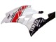 Carénages Moto Yamaha YZF 600 R6 2006-2007 - Blanc Rouge Noir Motul