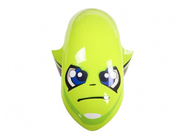 Carénages Moto Yamaha YZF 600 R6 2006-2007 - Bleu Vert Néon Noir Requin