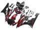 Carénages Moto Yamaha YZF 600 R6 2006-2007 - Rouge Noir Mat