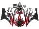 Carénages Moto Yamaha YZF 600 R6 2006-2007 - Rouge Noir Mat