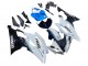 Carénage Moto Yamaha YZF 600 R6 2008-2016 - Blanc Bleu Noir Brillant