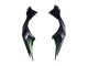 Carénages Moto Kawasaki Z1000 2014-2019 - Noir Vert Gris