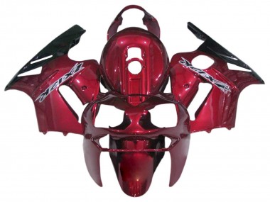 Carénages Moto Kawasaki ZX12R 2002-2006 - Bonbon Rouge Noir