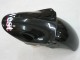 Carénages Moto Kawasaki ZX9R 2000-2001 - Noir Brillant Blanc West