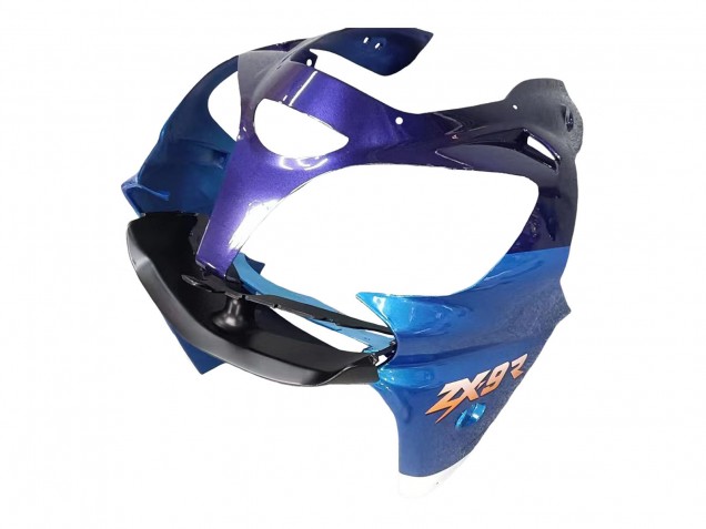 Carénages Moto Kawasaki ZX9R 2000-2001 - Bleu Noir