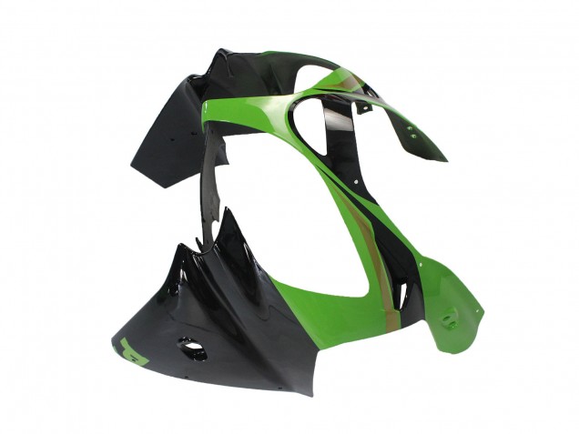 Carénages Moto Kawasaki ZX9R 2000-2001 - Vert Noir Playboy DENSO