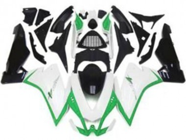 Carénages Moto Aprilia RSV4 1000 2009-2015 - Blanc Vert Noir