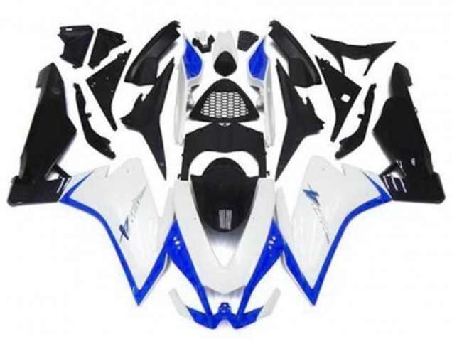 Carénages Moto Aprilia RSV4 1000 2009-2015 - Blanc Bleu Noir