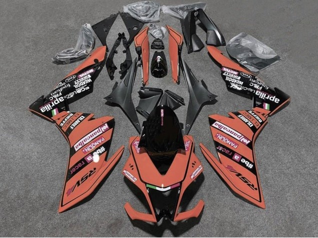 Carénages Moto Aprilia RSV4 1000 2009-2015 - Orange Noir