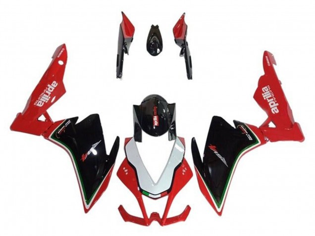 Carénages Moto Aprilia RSV4 1000 2009-2015 - Rouge Noir Blanc Vert