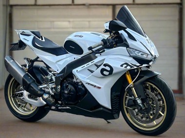 Carénages Moto Aprilia RSV4 1100 2021-2024 - Blanc Noir