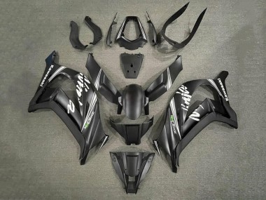Carénages Moto Kawasaki ZX10R 2011-2015 - Noir Mat Blanc