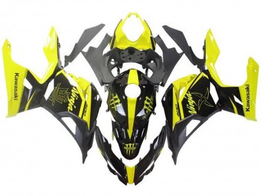 Carénages Moto Kawasaki Ninja 400 2018-2024 - Jaune Noir Monstre