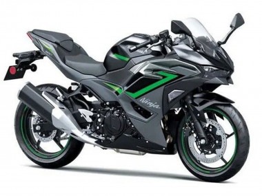 Carénages Moto Kawasaki Ninja 500 EX500R 2024-2025 - Noir Gris Vert