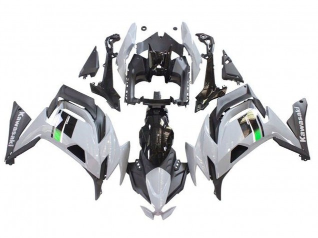 Carénages Moto Kawasaki Ninja 650 EX650 2020-2024 - Gris Vert Noir