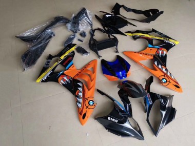 Carénages Moto BMW S1000RR 2009-2014 - Jaune Bleu Orange Noir Requin
