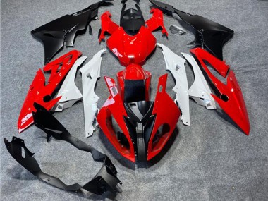 Carénages Moto BMW S1000RR 2019-2022 - Rouge Blanc Noir Mat