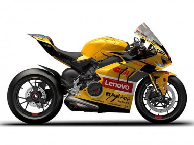 Carénages Moto Ducati Panigale V4 V4S 2022-2024 - Jaune Rouge Lenovo
