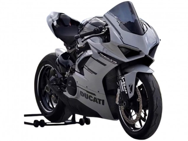 Carénages Moto Ducati Panigale V4 V4S 2018-2019 - Gris Noir