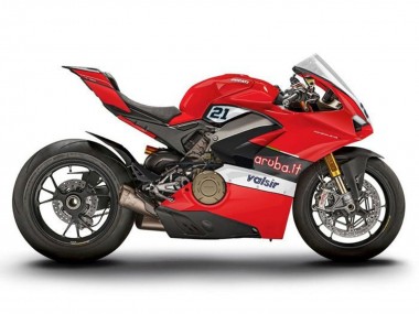 Carénages Moto Ducati Panigale V4 V4S 2018-2019 - Rouge Noir Blanc Valsir