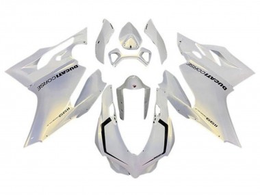 Carénages Moto Ducati Panigale 1199 2011-2014 - Blanc Perle Corse