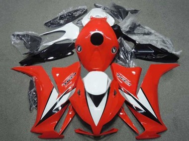 Carénages Moto Honda CBR1000RR 2012-2016 - Blanc Rouge Noir Brillant Bande