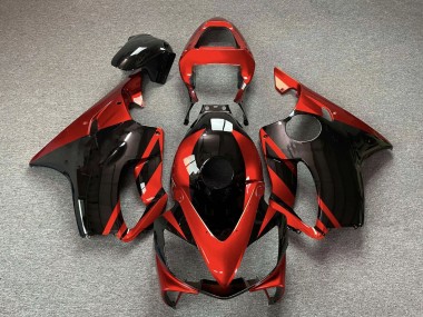 Carénages Moto Honda CBR600 F4i 2001-2003 - Rouge Noir Brillant
