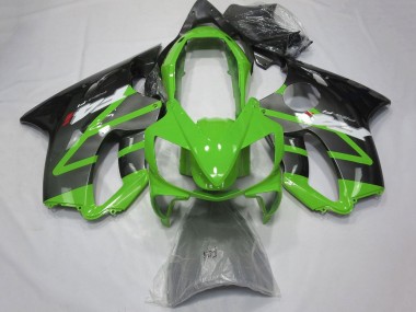 Carénages Moto Honda CBR600 F4i 2004-2007 - Vert Gris Noir Brillant