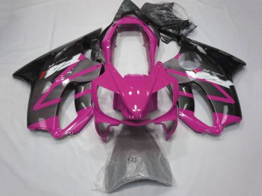 Carénages Moto Honda CBR600 F4i 2004-2007 - Rose Gris Noir Brillant