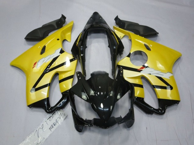 Carénages Moto Honda CBR600 F4i 2004-2007 - Jaune Noir Brillant