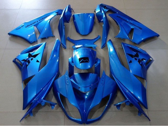Carénages Moto Kawasaki ZX6R 2007-2008 - Bleu Métallisé